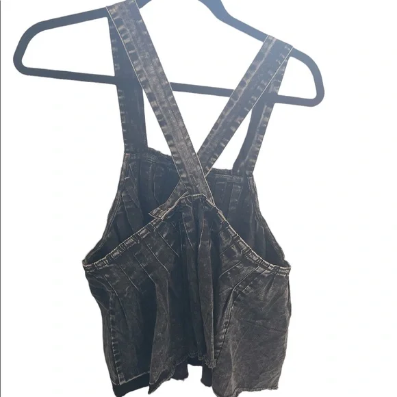 NWT Free People Marina babydoll denim crop top - Picture 4 of 12